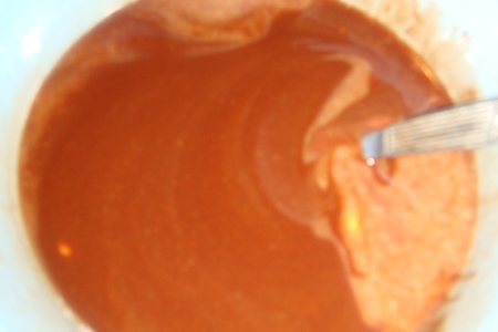 Шоколадный кекс с грецкими орехами.: шаг 1
