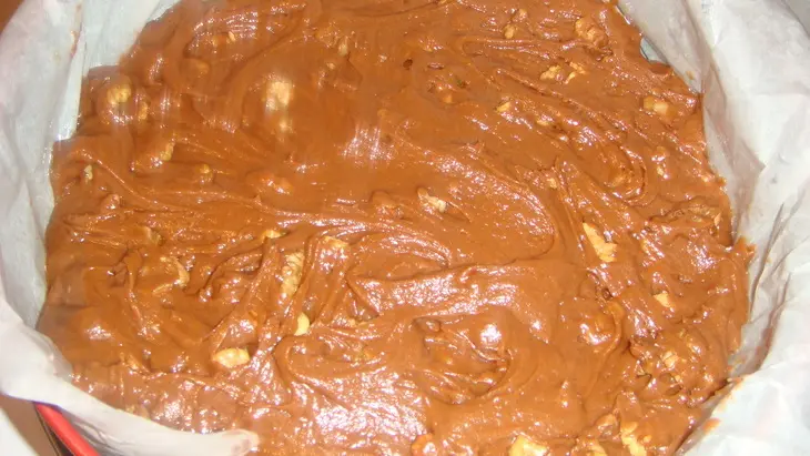 Шоколадный кекс с грецкими орехами.: шаг 4