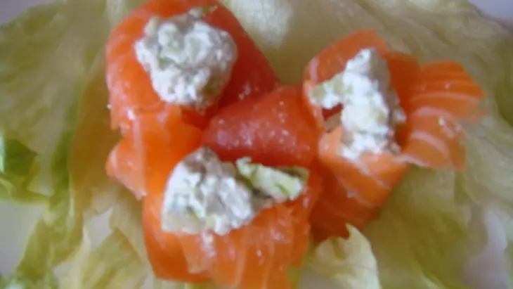 Форель с голубым сыром: шаг 3
