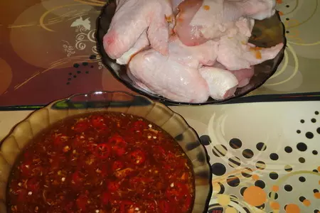 Острые куриные крылышки в азиатском соусе: шаг 2
