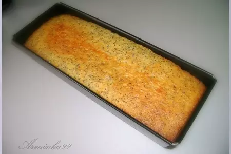 Маково-апельсиновый кекс: шаг 6