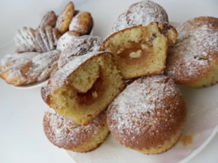 Творожные маффины с изюмом и яблочным пюре: шаг 8