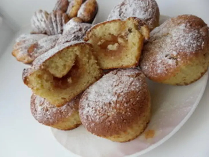 Творожные маффины с изюмом и яблочным пюре: шаг 9
