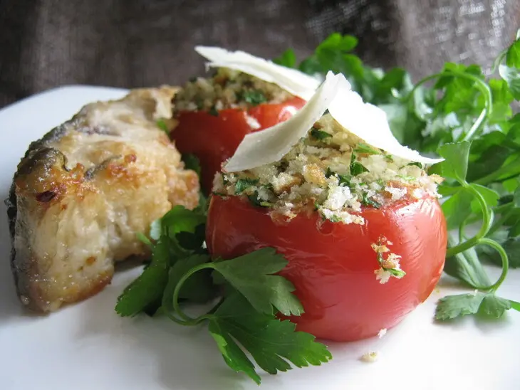 Провансальские помидоры ( tomatoes provencal).: шаг 9