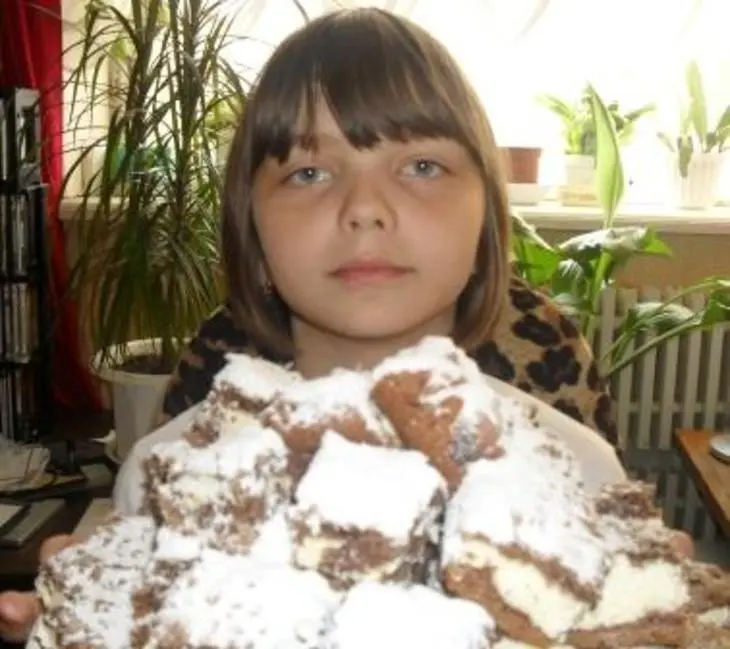 Шоколадный пирог с творогом: шаг 9
