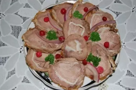 Мясной рулет с языком: шаг 10