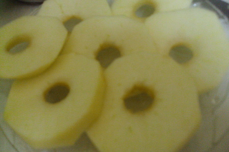 Гренки - а-ля оладьи с яблоками.: шаг 2