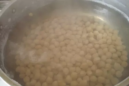 Паровой нутовый суп с мясом и овощами (дуэль): шаг 7