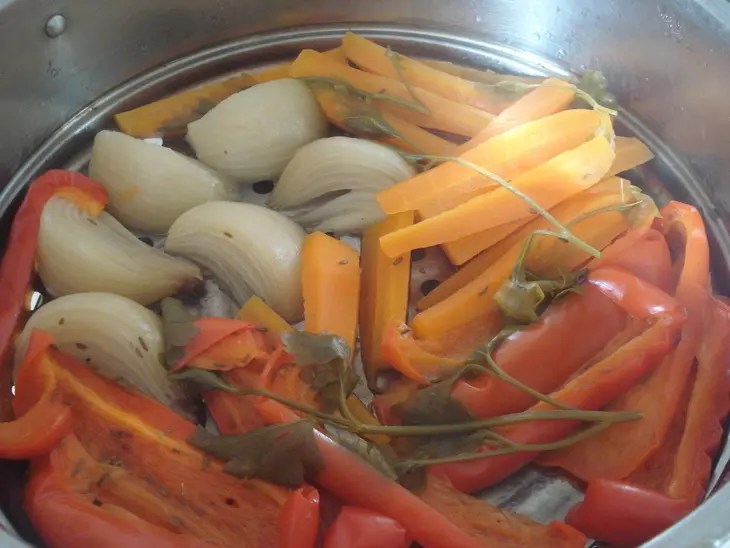Паровой нутовый суп с мясом и овощами (дуэль): шаг 9
