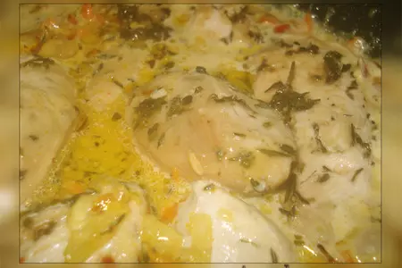 Куриное филе, но главное соус к нему "морковно-апельсиново-сливочный" с тимьяном: шаг 11