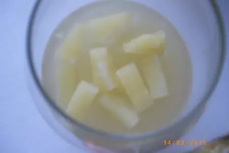 Ананасовое желе "для любимого - со всей любовью": шаг 4