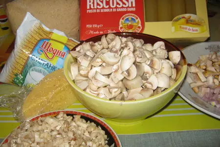 Pasta cannelloni с грибами и курицей "сюрприз": шаг 1