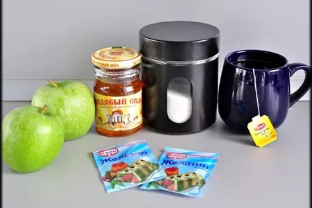 Сырно-шоколадный торт с яблочно-медовым желе.: шаг 13