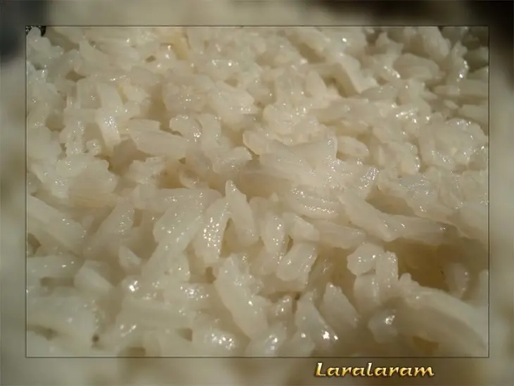 Салат "рис с морепродуктами" с овощными "изысками" в виде украшательств - для влк: шаг 1