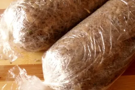 Утиная грудка со шпинатом и грибами, запечённая в слоёном тесте: шаг 9
