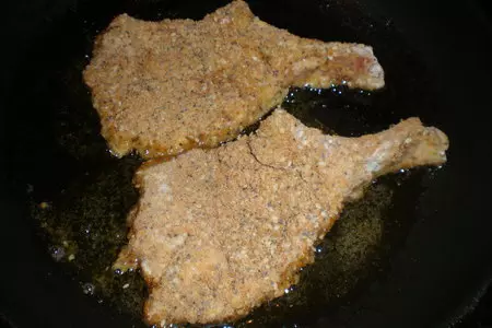 Котлеты из свинины на косточке в кунжутно-маковой панировке: шаг 7