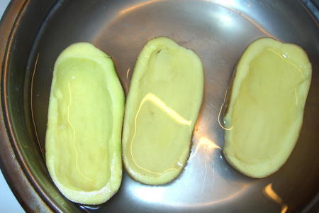 Картофельные лодочки с грибами.: шаг 3