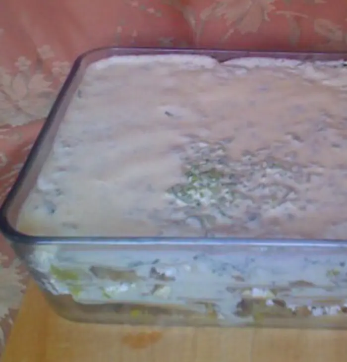 Вегетарианская лазанья(с творогом и грибами): шаг 8