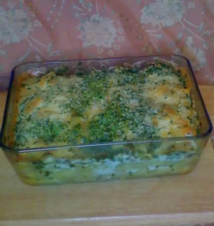 Вегетарианская лазанья(с творогом и грибами): шаг 9