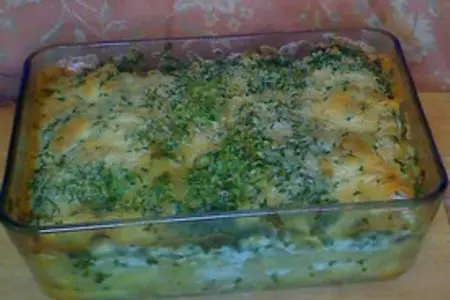Вегетарианская лазанья(с творогом и грибами): шаг 9