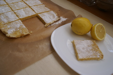 Lemon bars (лимонные пирожные) :s: шаг 14
