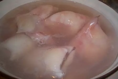 Салат"морская забава": шаг 1