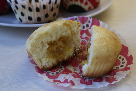 World's easiest jam-filled muffins (кексы с джемом внутри) :s: шаг 13