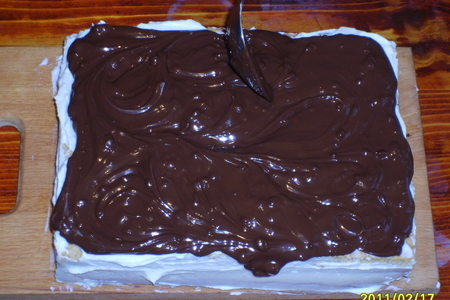 Торт " шоколадный остров": шаг 4