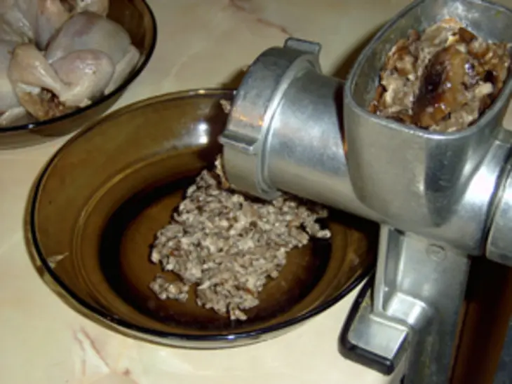 Перепелки фаршированные грибами с булгуром: шаг 7