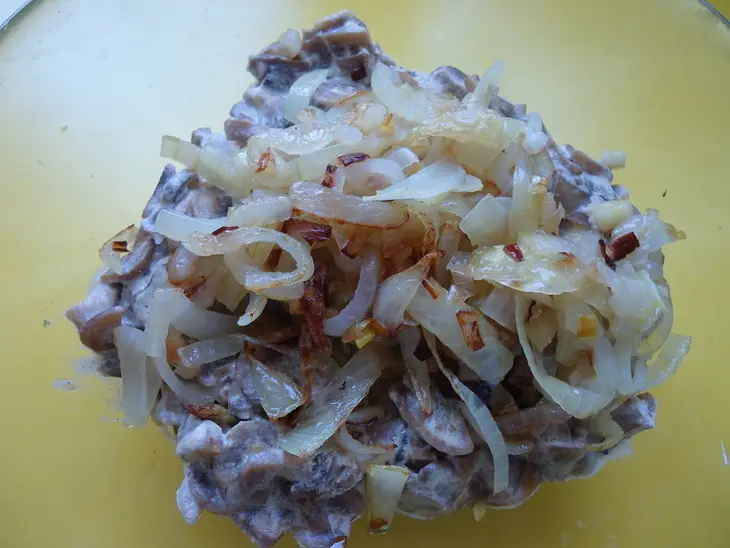 "жюльен" в булочках: шаг 8