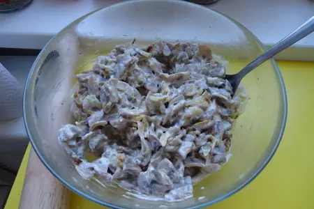 "жюльен" в булочках: шаг 9
