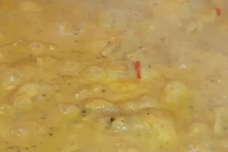 Тушенная пряная курица с  папайей,по мотивам индийской кухни.: шаг 12