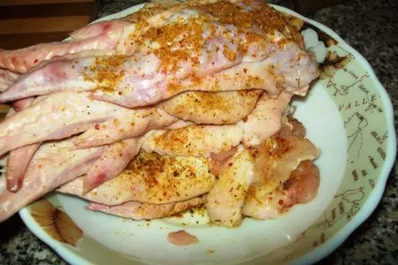 Фаршированные куриные крылья: шаг 3