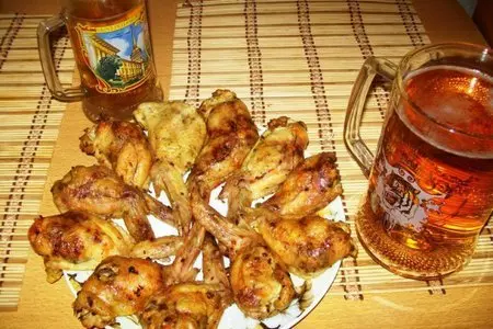 Фаршированные куриные крылья: шаг 6