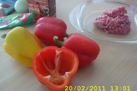 Перцы фаршированные  с а-ля соусом chili con carne: шаг 3