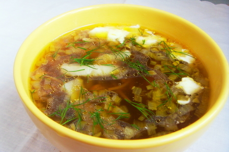 Грибной суп с картофельной лапшой: шаг 4