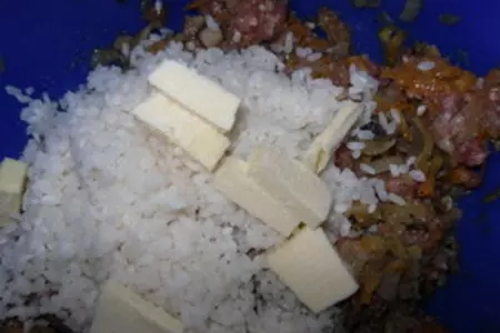 Необычные голубцы с рисом, фаршем и грибами в нежной заливке (влк): шаг 9
