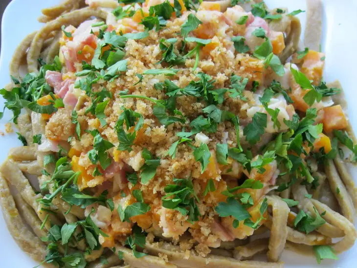 Pizzoccheri, или паста из гречневой муки: шаг 8