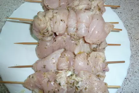 Шиш - таук ( шашлычки из куриной грудки по-ливански): шаг 6