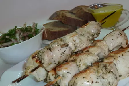 Шиш - таук ( шашлычки из куриной грудки по-ливански): шаг 7