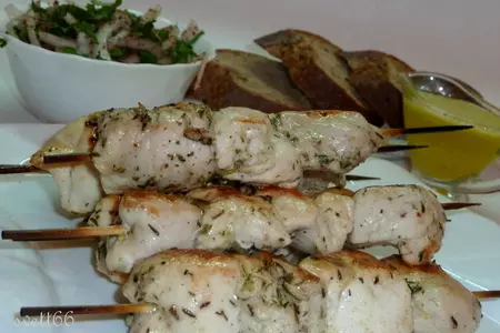 Шиш - таук ( шашлычки из куриной грудки по-ливански): шаг 8