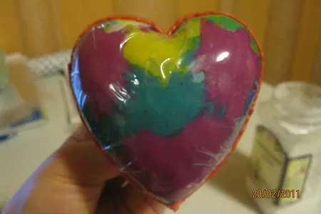 Сердце из айсинга.: шаг 5