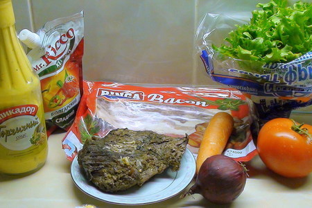 Сэндвич-бублик с печёной говядиной, беконом и свежим салатом. мужской вариант (и не только!): шаг 3
