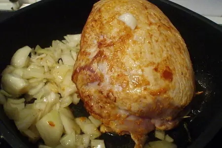 Фрикандо с сыром и солёным огурцом: шаг 10