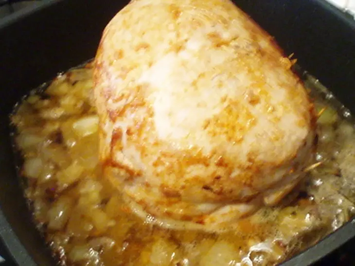 Фрикандо с сыром и солёным огурцом: шаг 11
