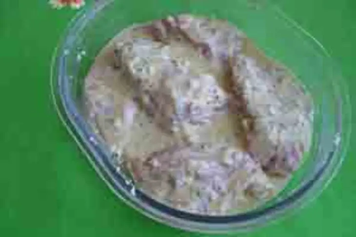 Курица в маринаде из киви.: шаг 5