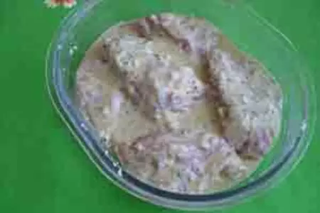 Курица в маринаде из киви.: шаг 5
