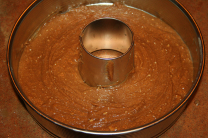 Шоколадный кекс с творожным кремом: шаг 1