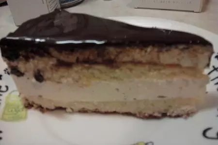 Торт "птичье молоко с халвой": шаг 3
