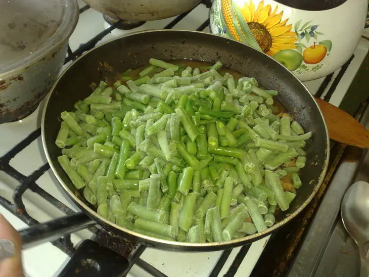 Говядина со стручковой фасолькой: шаг 6